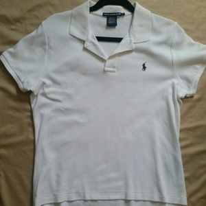 Ralph Lauren Sport White Polo